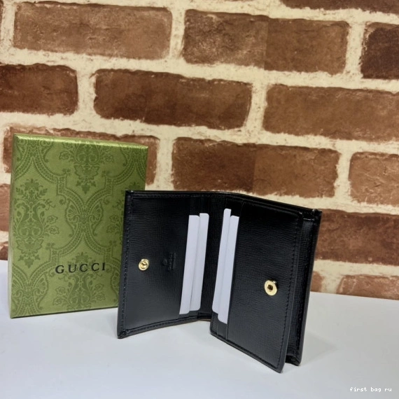 First bag ru wallet card 1955 Gucci Horsebit case 0721